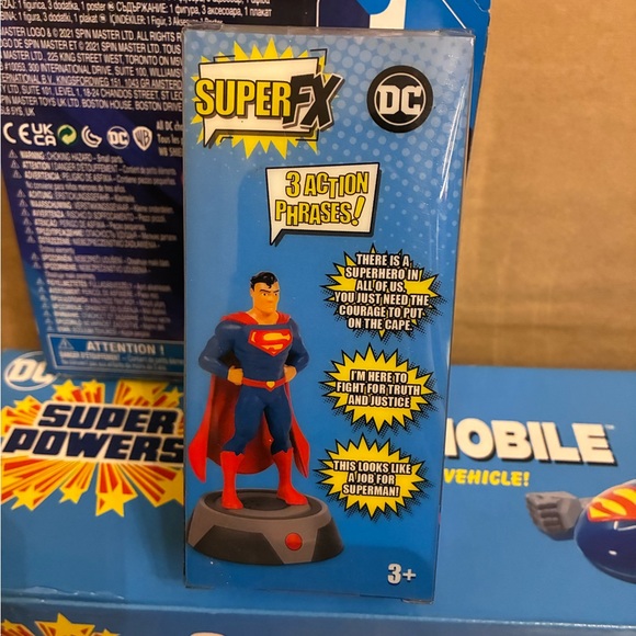 DC Comics Superman Toys Bundle Spin Master Action Figure Super Powers Vehicle. - Picture 5 of 9
